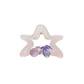 Beau - Translucent Star Shape PVC Alloy Claw Clip