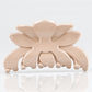 Beau - Minimalist Solid Color Flower Shaped Claw Clip