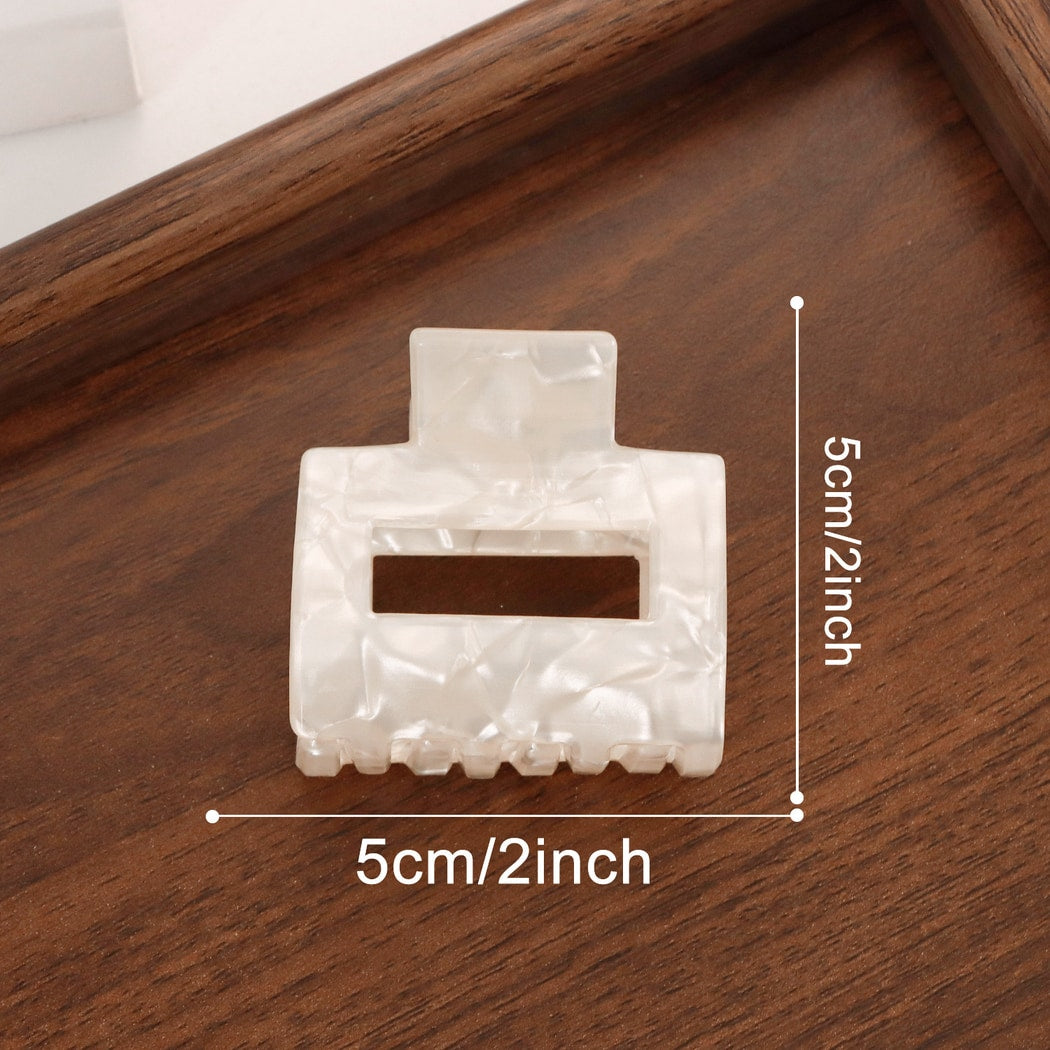 Beau - Minimalist Rectangle Openwork Claw Clip