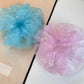 Gifty - Sweet Sheer Beaded Ruffle Scrunchie
