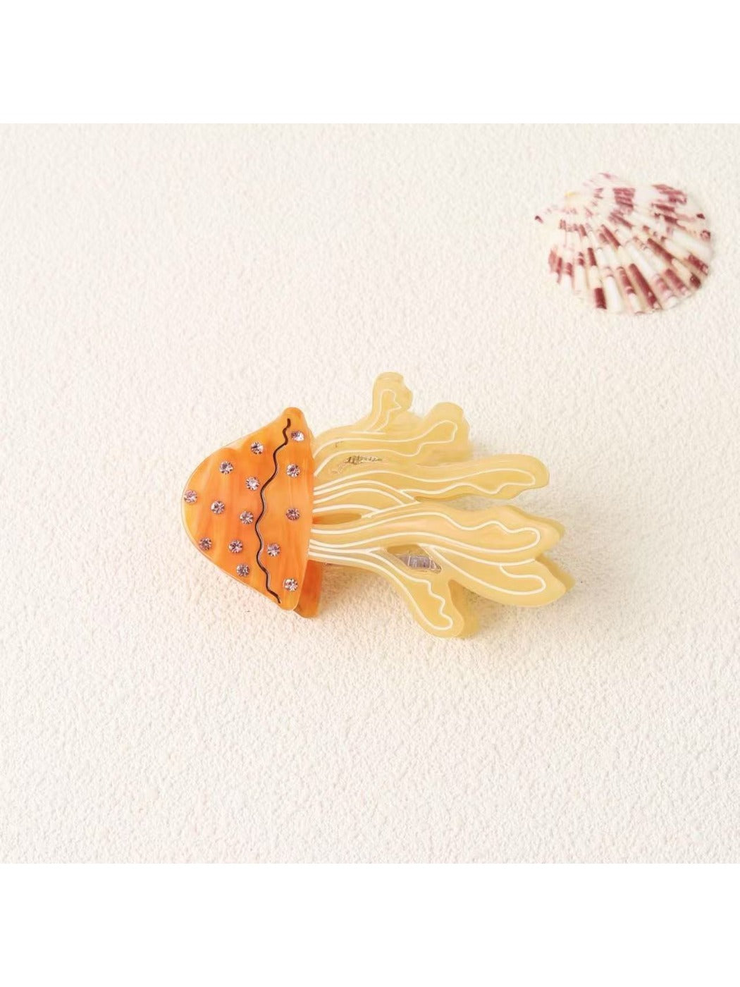 Beau - Marine Animal Shaped Acetate Hair Clip