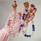 Keypus - Vintage Beaded Butterfly Pendant Phone Charm