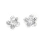 Earedge - Vintage Floral Alloy Plated Finish Earrings