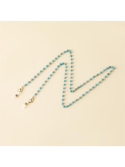 Velra - Blue Beaded Eyeglass Strap