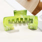 Beau - Geometric Marble Style PC Claw Hair Clip