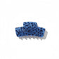 Beau - Checkered and Striped Acetate Claw Hair Clip