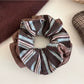 Gifty - Elegant Striped Voluminous Scrunchie