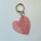 Keypus - Sparkling Heart Comb Keychain