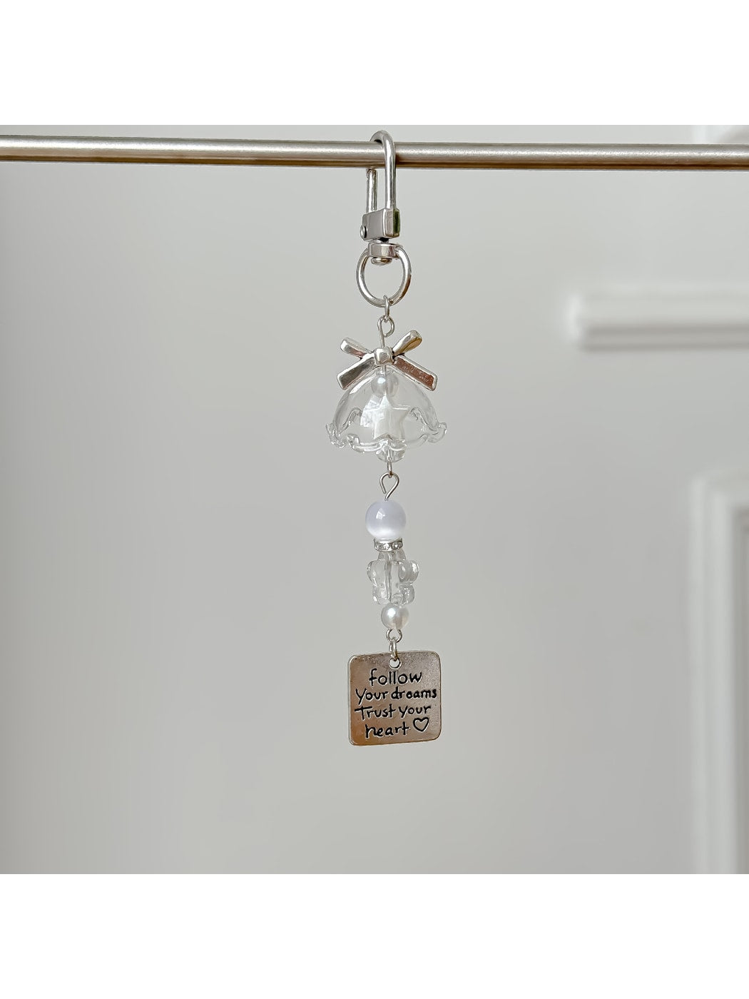 Keypus - Bell Shape Beaded Phone Chain Keychain