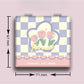 Mirroray Simple Tulip Patterned Square Vanity Face Mirror accessory detail view