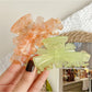 Beau - Alloy Detail Acetate Bow Shape Hair Claw Clip