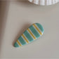 Beau - Colorful Stripe Pattern Acrylic Claw Clip