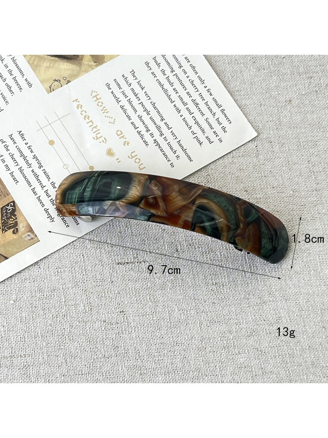 Beau - Retro Hair Clip Hair Tie And Claw Clip