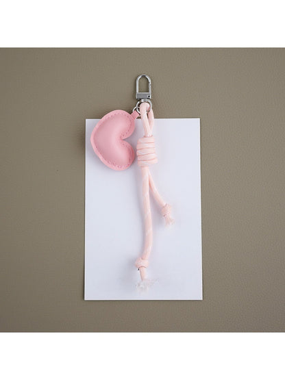 Keypus - Heart Shaped Faux Leather Keychain