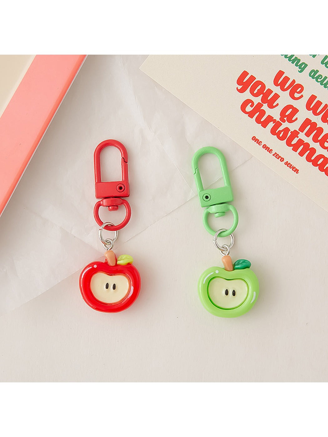 Keypus - Cute Apple Shaped Keychain