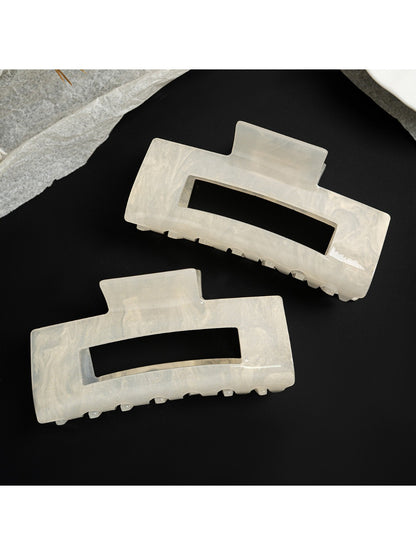 Beau - Solid Gloss Openwork Hair Claw Clip