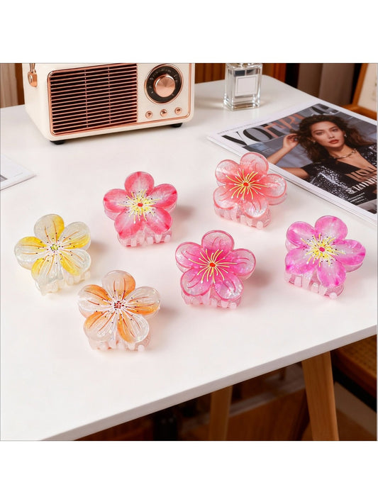 Beau - Elegant Floral Shaped Hair Claw Clip