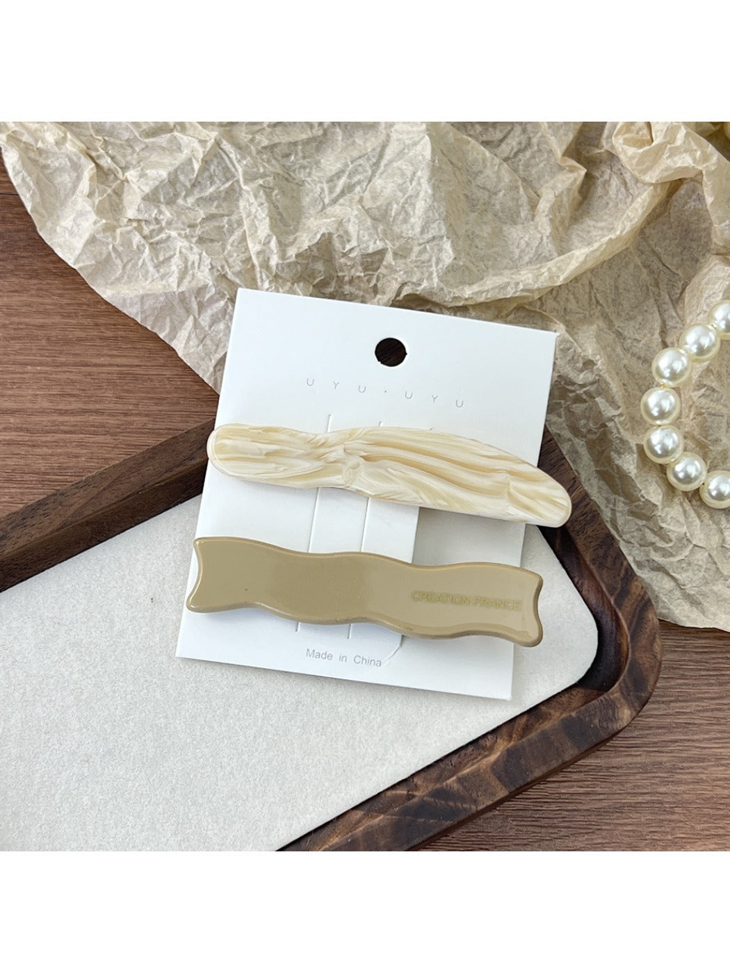 Beau - Elegant Fashionable Acetate Hair Clip