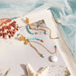 Earedge - Vintage Floral Chain Earrings