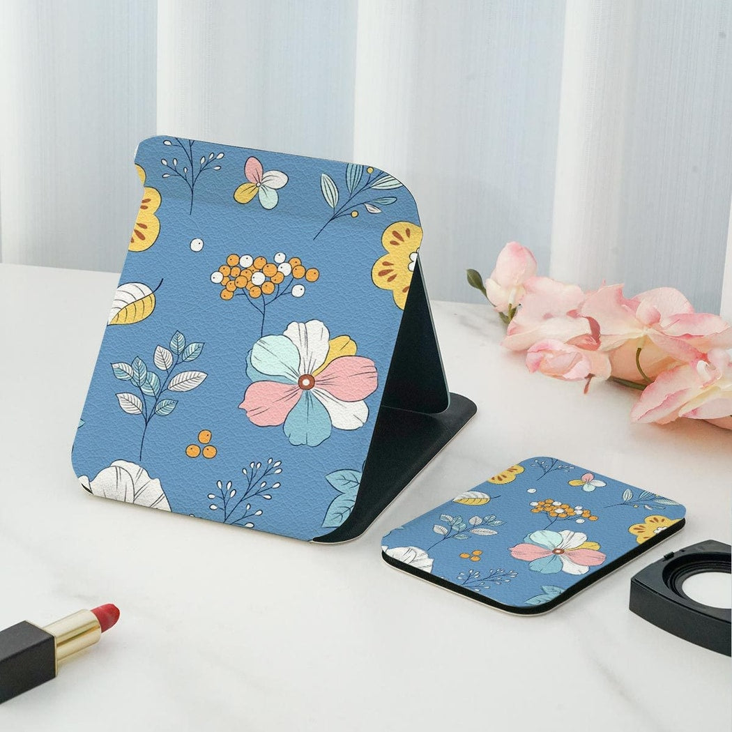 Mirroray - Double Sided Print Folding Tabletop Vanity Mirror