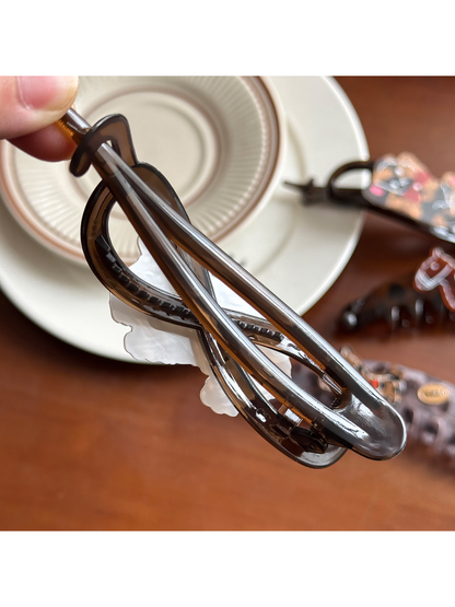 Beau - Cartoon Animal Twisted Plastic Banana Clip