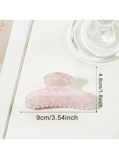 Beau - Textured Half Circle Hair Claw Clip