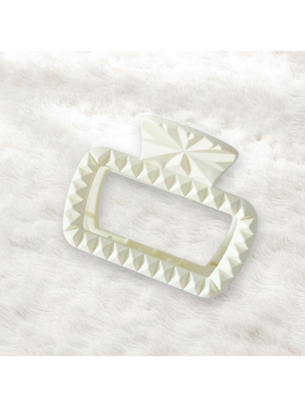 Beau - Open Square Textured Hair Claw Clip