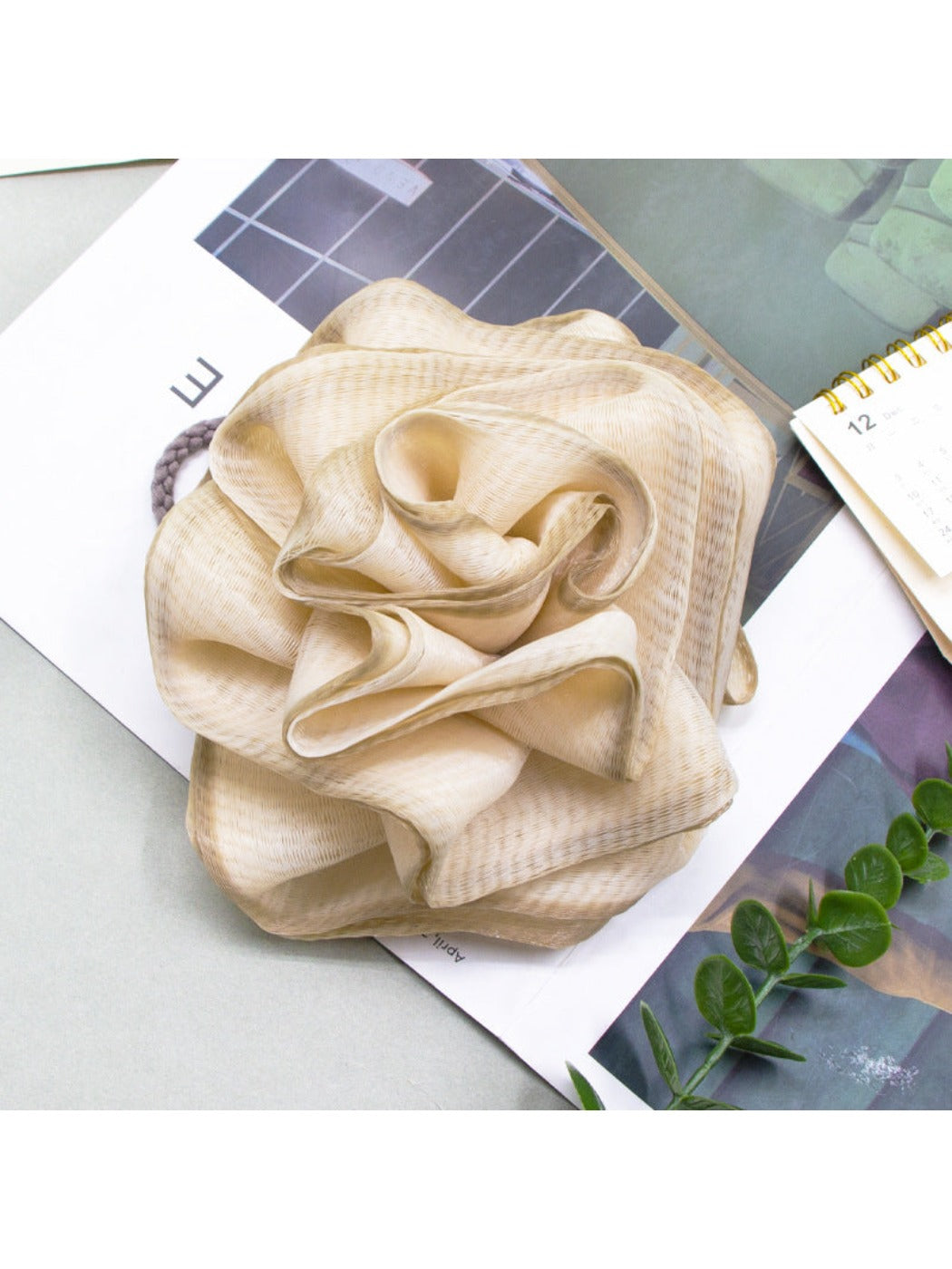 PAPO -  Colorful Rose-Shaped Bath Pouf