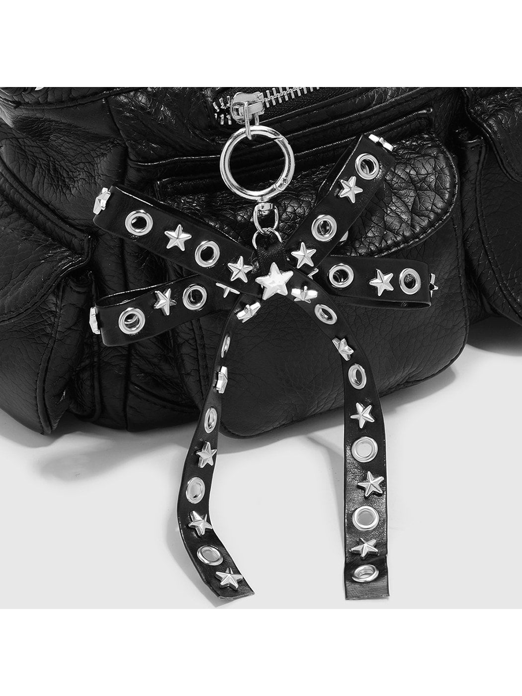 Keypus - Y2K Star Ribbon Bow Bag Charm Keychain