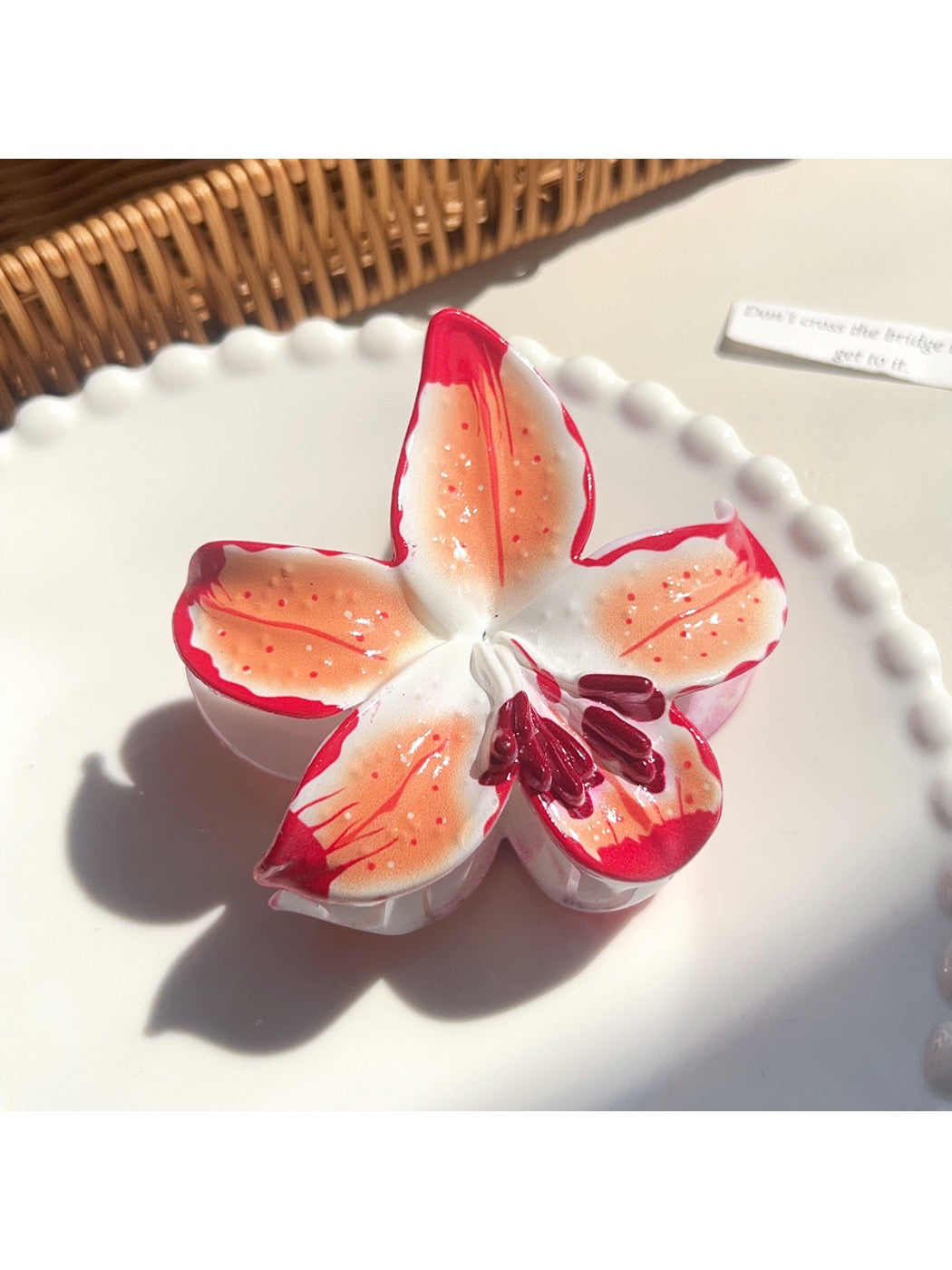 Beau - Colorful Egg Flower Hair Clip
