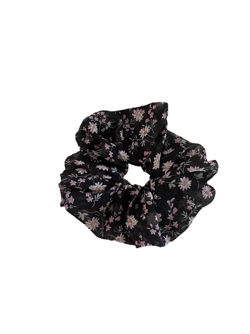 Gifty - Ditsy Floral Spiral-Shaped Hair Tie