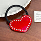 Gifty-Heart Acetate Hair Clip Ponytail Holder Edge Clip