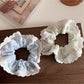 Gifty - Sweet Small Floral Lace Trim Scrunchie