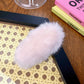 Beau - Soft Plush Solid Geometric Hair Clip