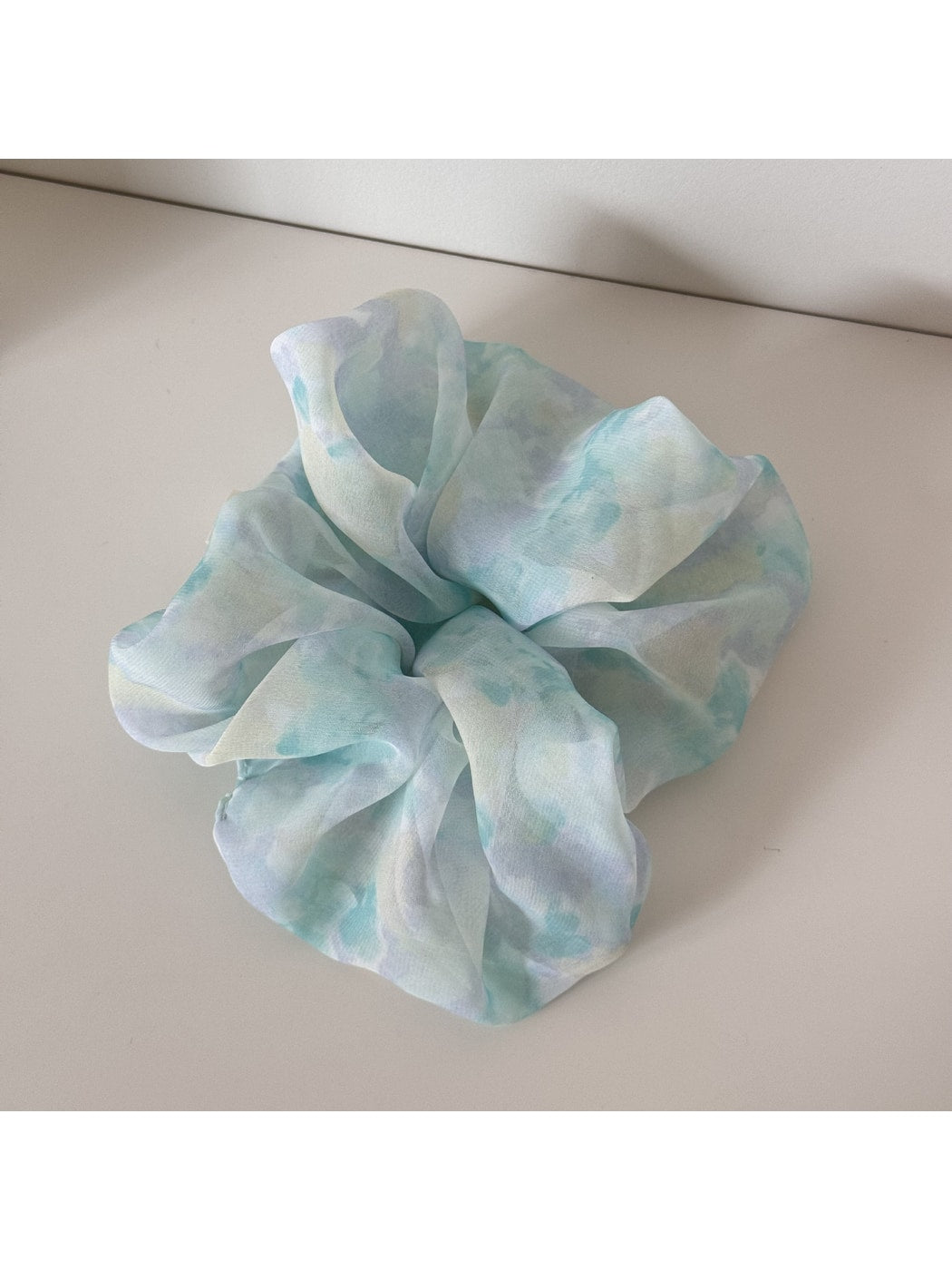 Gifty - Watercolor Mesh High Elastic Round Scrunchie