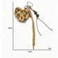 Keypus - Y2K Plush Heart Star Detail Bag Charm Keychain