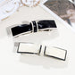 Beau - Plastic and Alloy Bow Design Top Hair Clip