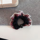Gifty - Elegant Plaid Patchwork Scrunchie