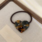 Gifty - Heart Acetate Elastic Hair Tie