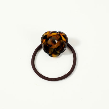 Gifty - Acetate Flower Hair Tie for High Ponytail Bun