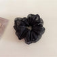 Gifty - Plaid Mesh Satin Scrunchie