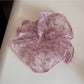 Gifty - Floral Mesh Ruffled Sheer Fabric Scrunchie