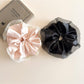 Gifty - Polyester Satin Finish Mesh Detail Scrunchie