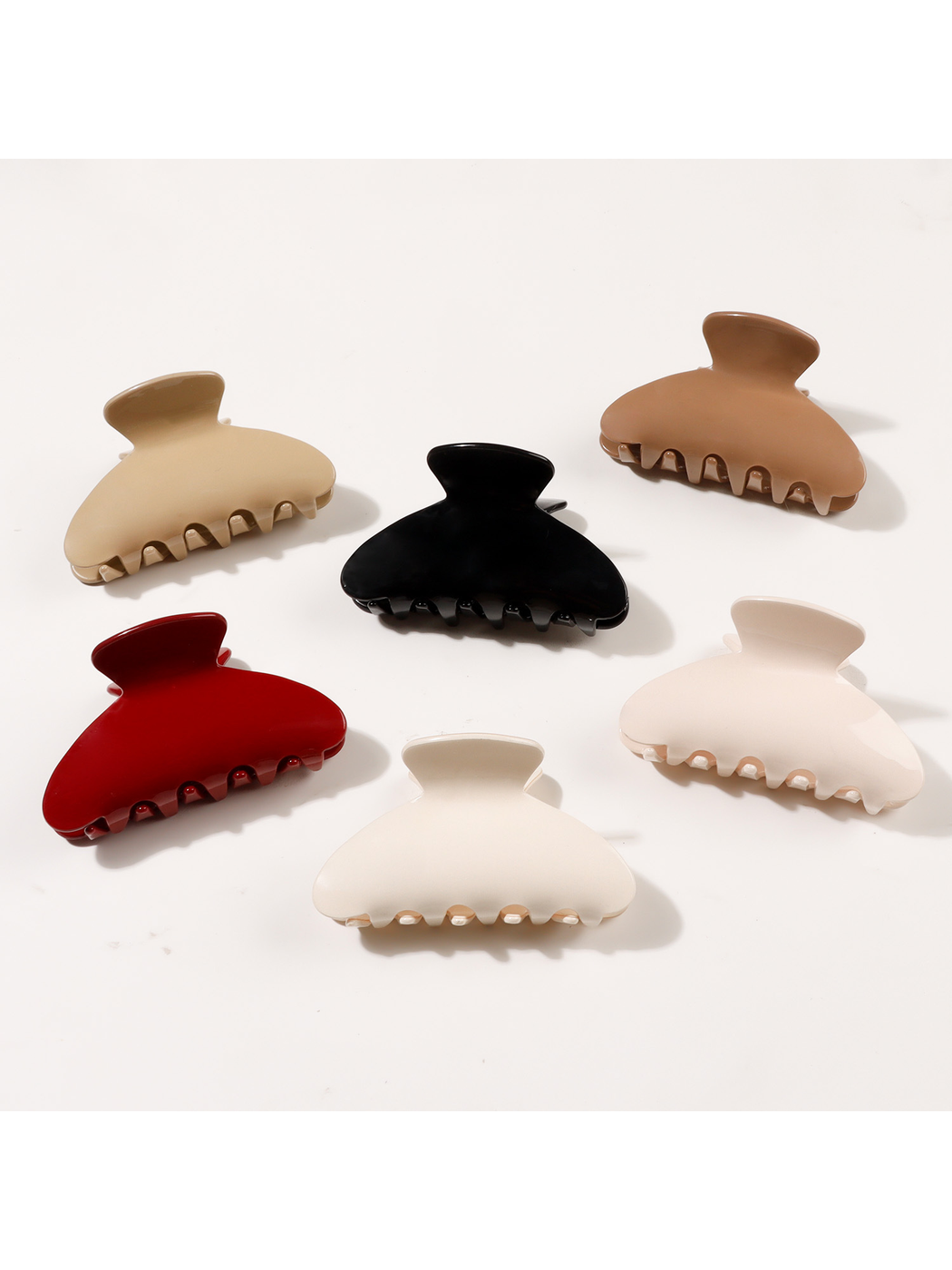 Beau - Matte Textured Vintage Style Claw Clip