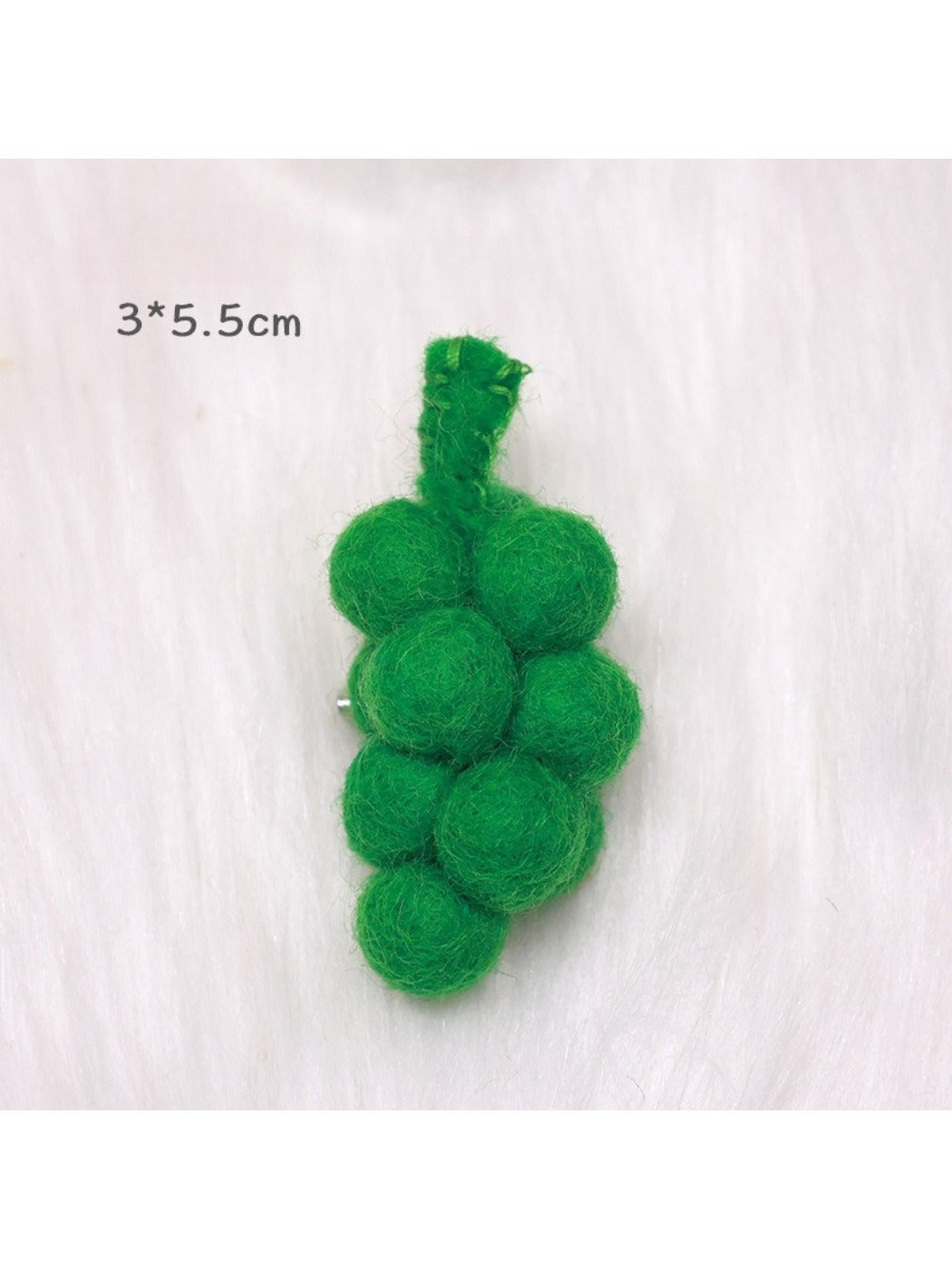Feltery - Cute Fruit Felt Brooch 3D Cartoon