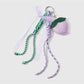 Keypus - Y2K Style Peach Pineapple Bag Pendant Keychain