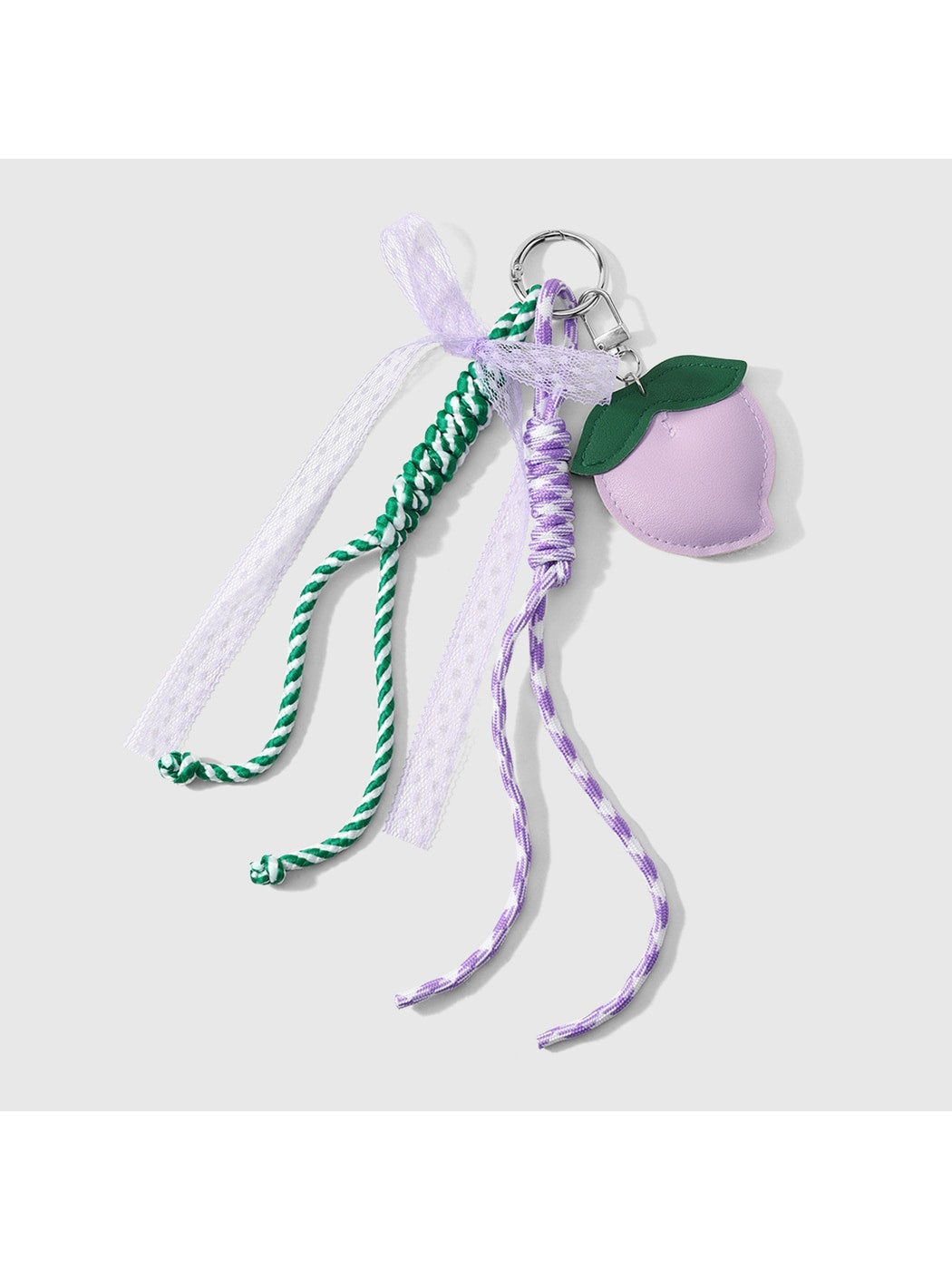 Keypus - Y2K Style Peach Pineapple Bag Pendant Keychain