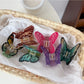 Beau - Butterfly Shape Patterned Hair Claw Clip