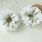 Gifty - Black White Polka Dot Scrunchie
