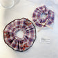 Gifty - Vintage Bow Checkered Scrunchie